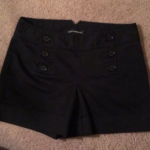 Black high waisted express shorts